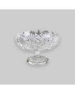 Vintage Clear Glass Fruit Bowl