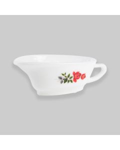 Vintage 1960s JAJ Pyrex June Rose Gravy Boat