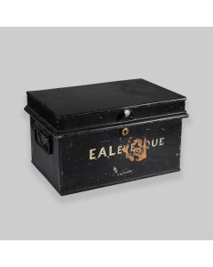 Vintage Black Metal Deed / Cash Box