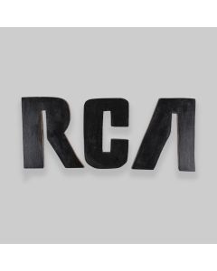 Retro 'RCA' Logo Letters Sign