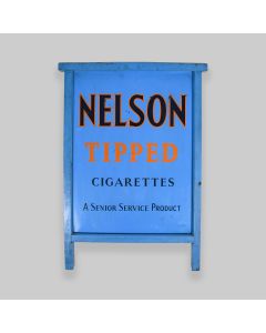 Vintage Early 20th Century Nelson Tipped Cigarettes Wooden Sign