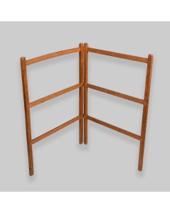 Vintage Wooden Clothes Maiden Horse Laundry Rack 