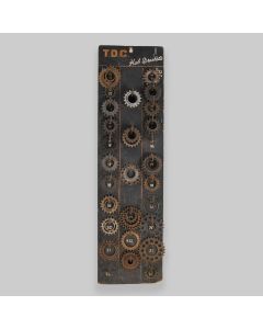 Vintage T.D.C Hub Sprockets Hanging Wall Mounted Board