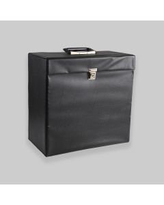 Vintage Black 12" Vinyl Storage Case