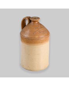 Vintage Mid Century Stoneware Brewery Flagon John K King, Coggeshall