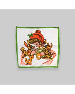 Vintage 1960s Childs Cotton Handkerchief