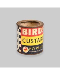 Vintage Birds Custard Powder Tin