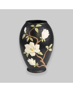 Vintage 1930s Brentleigh Ware Vase with Magnolia Design