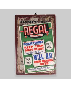 Vintage Early 20th Century Poster Advertising Board