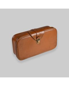 Vintage Leather Vanity Travel Case