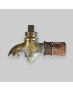 Vintage Reclaimed Large Brass Tap