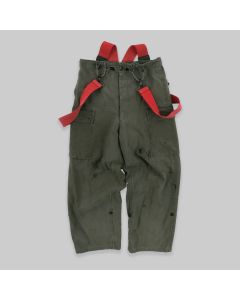 Dutch Military 1988 Cargo Trousers w/ Adjustable Suspenders