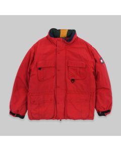 Tommy Hilfiger Down Puffer Red Jacket