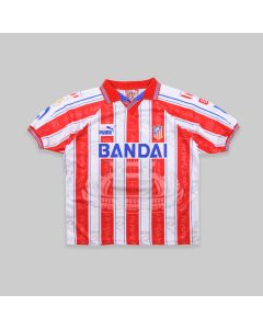 Atletico Madrid 1996-97 Futre #12 Home Shirt