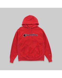 Champion Reverse Weave Red Hoodie