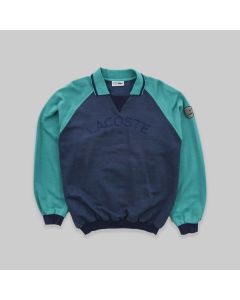 Lacoste Club 1980s Collared Sweatshirt