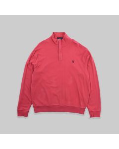 Ralph Lauren Quarter-Zip Red Sweatshirt