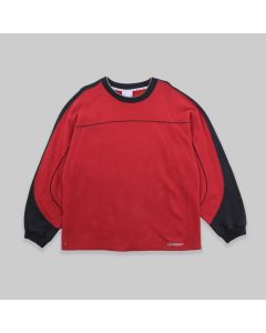 Reebok 2000s Red Black Sweatshirt