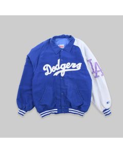 LA Dodgers Starter 1980s Padded Bomber Jacket