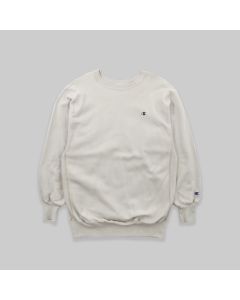 Champion 1990s Reverse Weave Cream Sweatshirt