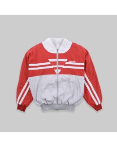 Red White Adidas 1980s Jacket