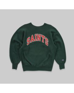 Champion 'Saints' Early 1990s Reverse Weave Sweatshirt