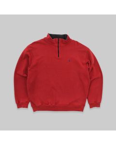 Polo Ralph Lauren 1990s Ribbed Quarter-Zip Sweatshirt