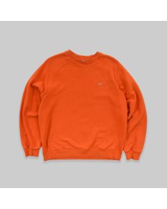 Nike Early 2000s Orange Sweatshirt