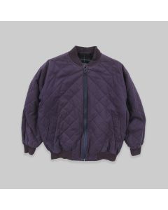 Burberry 1980s Quilted Bomber Jacket