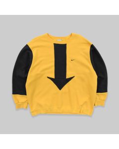 Nike REWORKED Yellow Sweatshirt