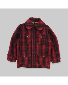 Woolrich 1950s Buffalo Plaid Mackinaw Hunting Cruiser Jacket