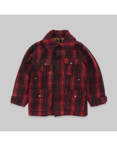 Woolrich 1950s Buffalo Plaid Mackinaw Hunting Cruiser Jacket