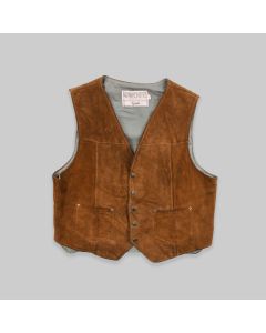 Schott Rancher 1980s Suede Vest