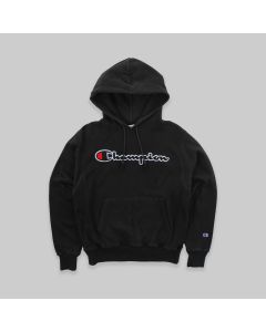 Champion Reverse Weave Black Hoodie