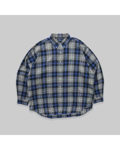 Ralph Lauren Blue and Green Checkered Shirt