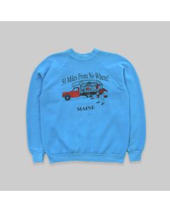 'Maine - 50 Miles From Nowhere' 1987 Sweatshirt