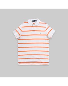 Ralph Lauren Orange & White Polo Shirt