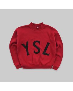 Yves Saint Laurent 'YSL' High Collar Sweatshirt