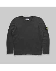 Stone Island 2000s V-Neck Jumper