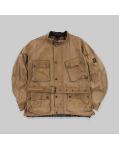 Belstaff 1990s Trialmaster Waxed Cotton Motorcycle Jacket