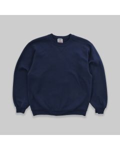 Jerzees Late 1990s Blank Navy Sweatshirt