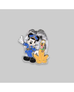 Disney Police Officer Mickey Mouse K9 Dog Pluto Pin Badge