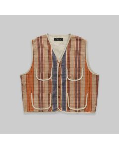 Mac & Maggie 1980s Checkered Waistcoat